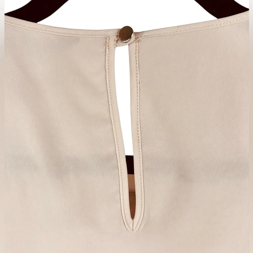 Dorothy Perkins sleeveless bejeweled neckline top, 14, flared, soft flowy Shell - Picture 9 of 9